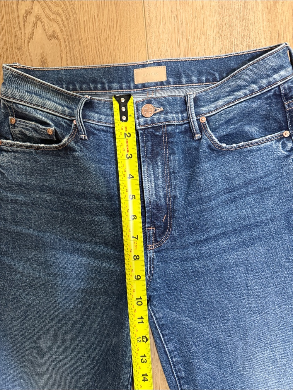 Mother Wide Leg Women's Jeans size 26, stone blue - Picture 9 of 10